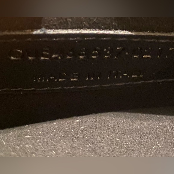 Yves Saint Laurent Black and Gold Clutch - Picture 5 of 12